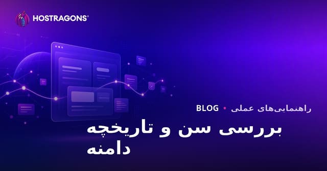 استعلام سن دامنه و تاریخچه آن: راهنمای پیدا کردن دامنه تمیز