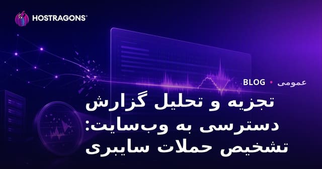 تجزیه و تحلیل گزارش دسترسی به وب‌سایت: تشخیص حملات سایبری
