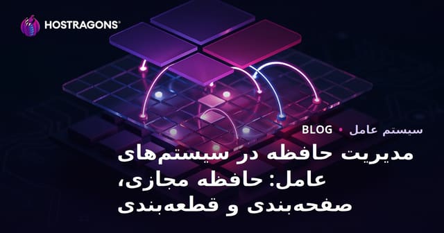 مدیریت حافظه در سیستم‌های عامل: حافظه مجازی، صفحه‌بندی و قطعه‌بندی