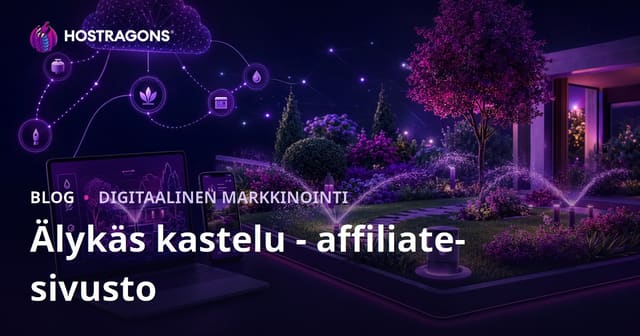 Vain älykkäät kastelujärjestelmät ja puutarha-automaatio – Affiliate-sivuston opas (2026)