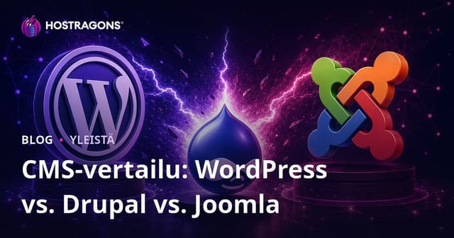 CMS-vertailu: WordPress vs. Drupal vs. Joomla