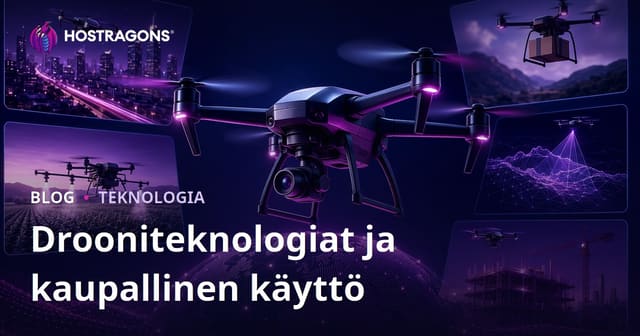 Droneteknologiat ja niiden kaupalliset sovellukset
