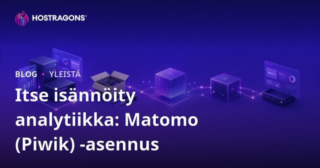 Itse Isännöity Analytiikka: Matomo (Piwik) Asennus