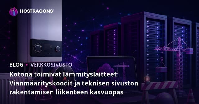 Kotona toimivat lämmityslaitteet: Vianmäärityskoodit ja teknisen sivuston rakentamisen liikenteen kasvuopas