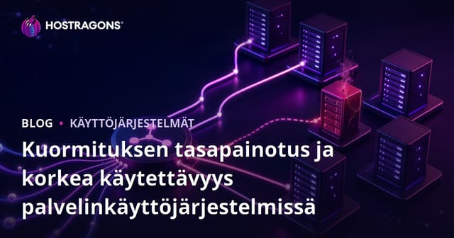 Kuormituksen tasapainotus ja korkea käytettävyys palvelinkäyttöjärjestelmissä
