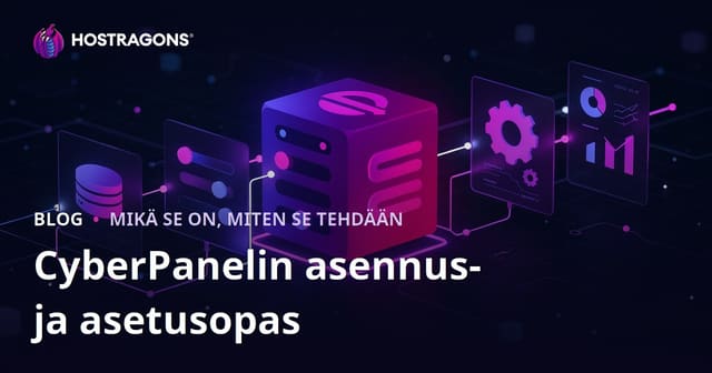 CyberPanel asennus- ja asetusopas