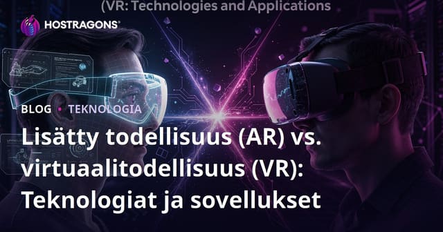 Lisätty todellisuus (AR) vs. virtuaalitodellisuus (VR): Teknologiat ja sovellukset