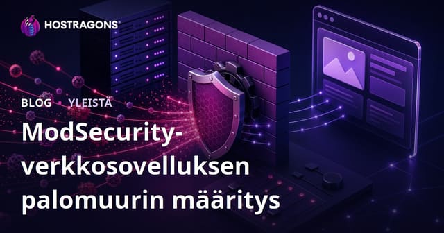 ModSecurity-verkkosovelluksen palomuurin määritys