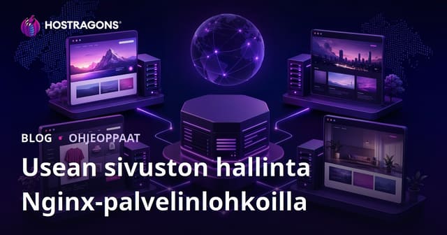 Nginx serverilohkot: Usean verkkosivuston ylläpito yhdellä palvelimella