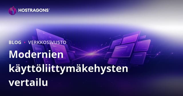 Modernit Frontend Frameworkit: Vertailu ja Valinta