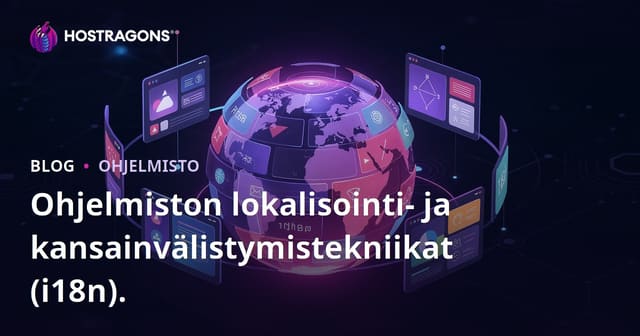 Ohjelmistojen Lokalisointi ja Kansainvälistämisen (i18n) Tekniikat