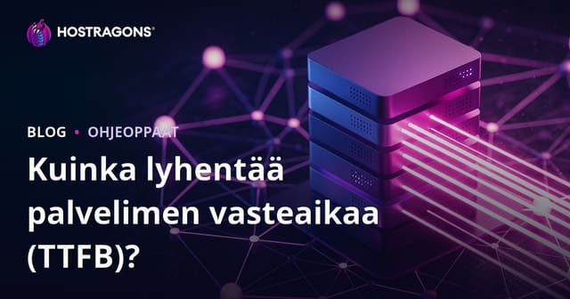 Palvelimen vasteaika (TTFB) – Miten sitä lyhennetään ja mitkä tekijät vaikuttavat siihen?