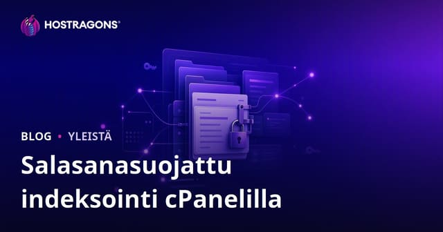 Salasanasuojattu indeksointi cPanelilla