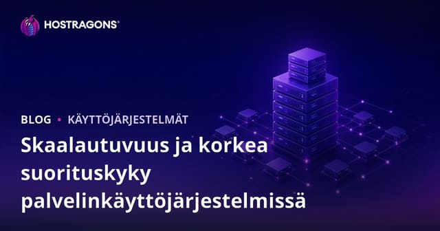 Skaalautuvuus ja korkea suorituskyky palvelinkäyttöjärjestelmissä