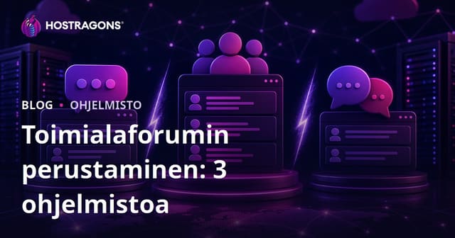 Toimialakohtaisen keskustelufoorumin perustaminen: XenForo vs vBulletin vs phpBB
