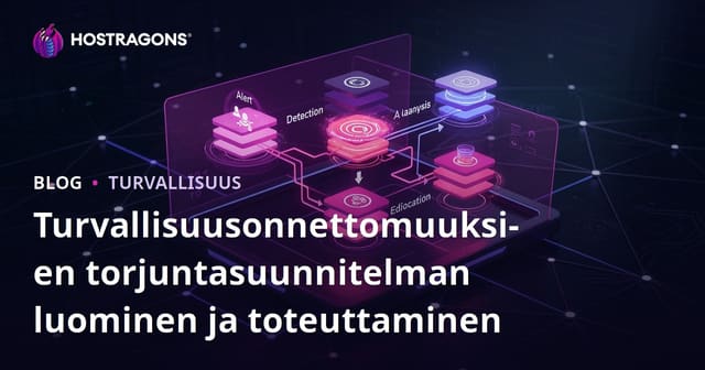 Turvallisuusonnettomuuksien torjuntasuunnitelman luominen ja toteuttaminen