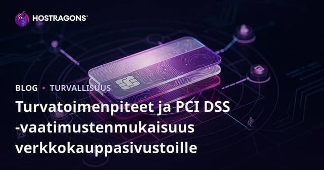 Turvatoimenpiteet ja PCI DSS -vaatimustenmukaisuus verkkokauppasivustoille