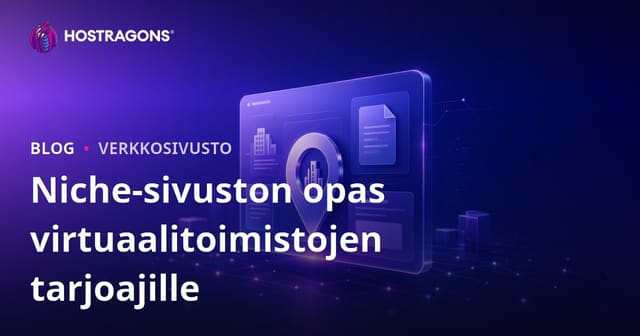 Vain virtuaalitoimistoja ja laillisia osoitteita tarkastelevan yritysnihin verkkosivuston perustaminen