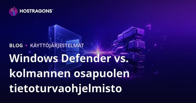 Windows Defender vs Kolmannen Osapuolen Turvasovellukset