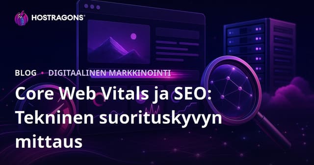 Core Web Vitals ja SEO: Tekninen suorituskyvyn mittaus