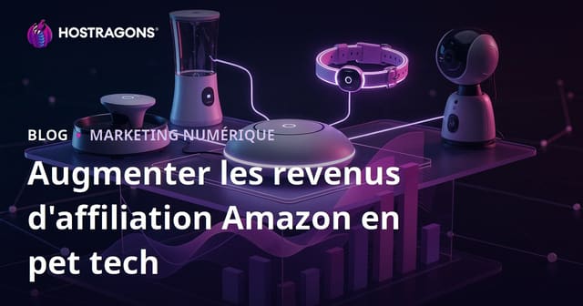 Comment augmenter les revenus Amazon Affiliate dans la niche « produits connectés pour animaux de compagnie » (smart pet tech)