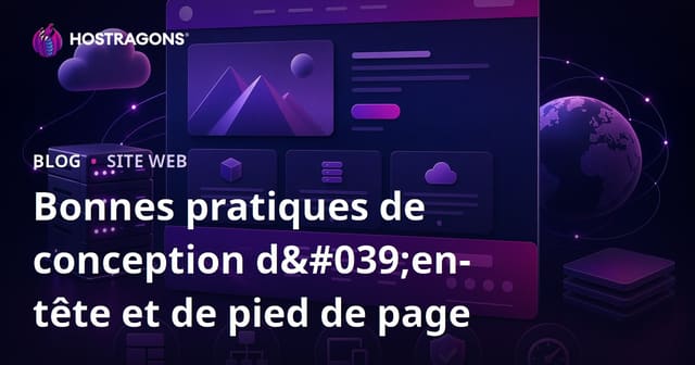 Bonnes pratiques de conception d'en-tête et de pied de page