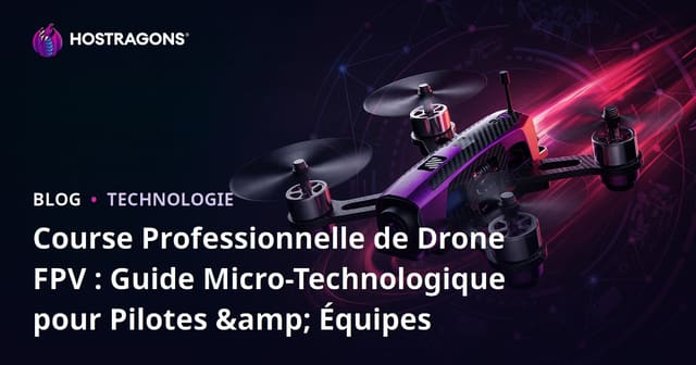 Course Professionnelle de Drone FPV : Guide Micro-Technologique pour Pilotes & Équipes