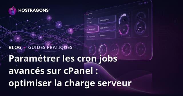 Paramétrer les cron jobs avancés sur cPanel : optimiser la charge serveur