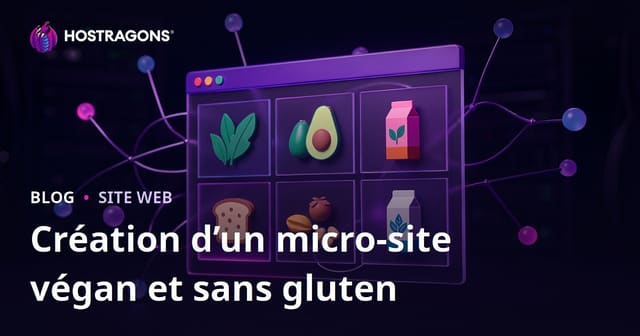 Création d’un micro-site ultra-niche pour tests de produits vegan et sans gluten