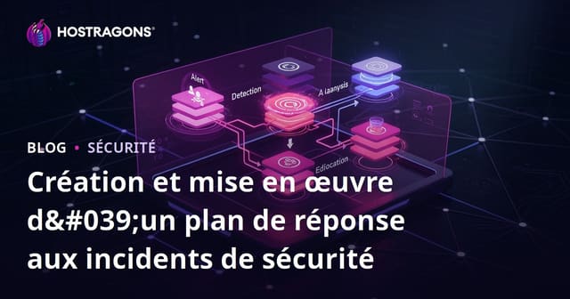 Création et mise en œuvre d'un plan de réponse aux incidents de sécurité