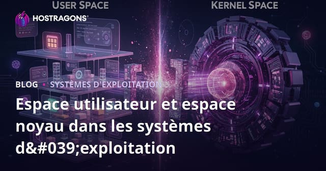 Espace utilisateur et espace noyau dans les systèmes d'exploitation