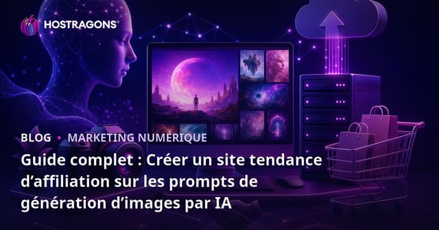 Guide complet : Créer un site tendance d’affiliation sur les prompts de génération d’images par IA