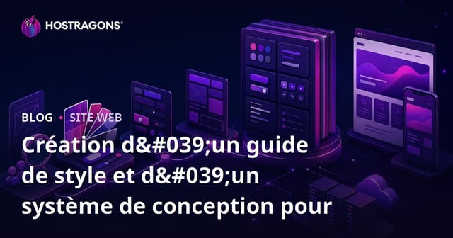 Guide de style pour la création d'un système de design