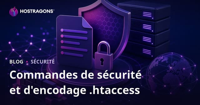 Commandes de chiffrement du fichier .htaccess et d’amélioration de la sécurité du site