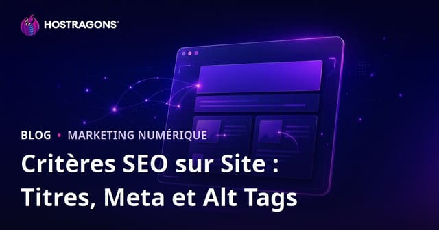 SEO on-page : balise title, méta-description et attributs alt en 2026
