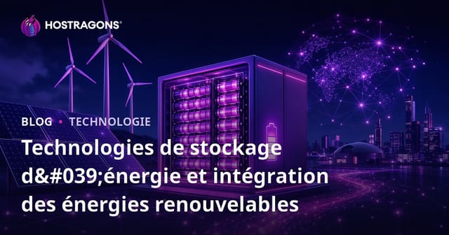 Technologies de stockage d'énergie et intégration des énergies renouvelables