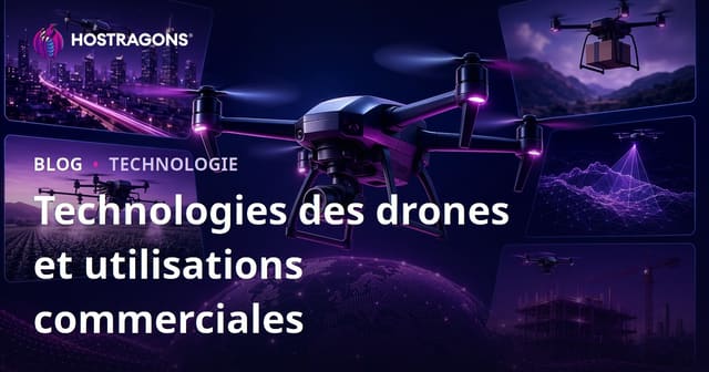 Technologies des drones et utilisations commerciales