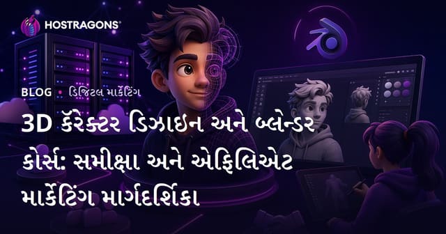 3D કૅરેક્ટર ડિઝાઇન અને બ્લેન્ડર કોર્સ: સમીક્ષા અને એફિલિએટ માર્કેટિંગ માર્ગદર્શિકા
