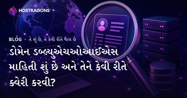 ડોમેન ડબ્લ્યુએચઓઆઈએસ માહિતી શું છે અને તેને કેવી રીતે ક્વેરી કરવી?