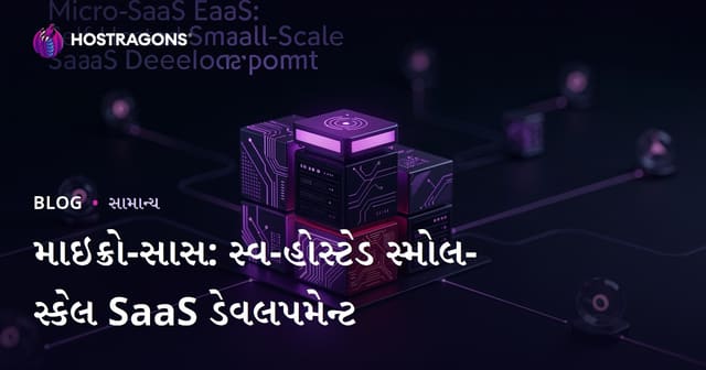 Micro-SaaS: Self-Hosted વડે નાના SaaS પ્રોજેક્ટ્સની સરળ શરુઆત