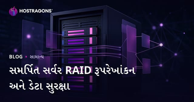 ડેડિકેટેડ સર્વર પર RAID રૂપરેખા અને ડેટા સુરક્ષાનાં સરવાળા પગલાં
