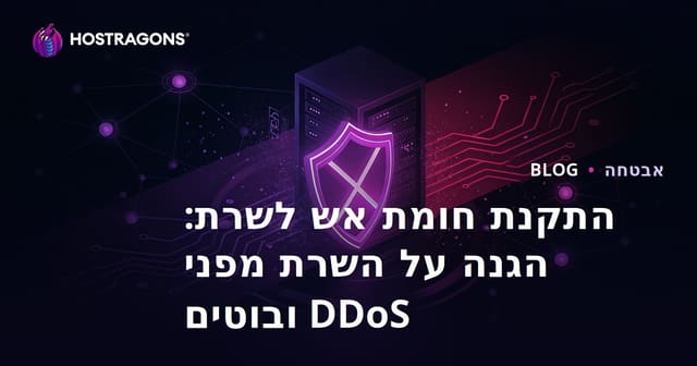 התקנת חומת אש לשרת: הגנה על השרת מפני DDoS ובוטים