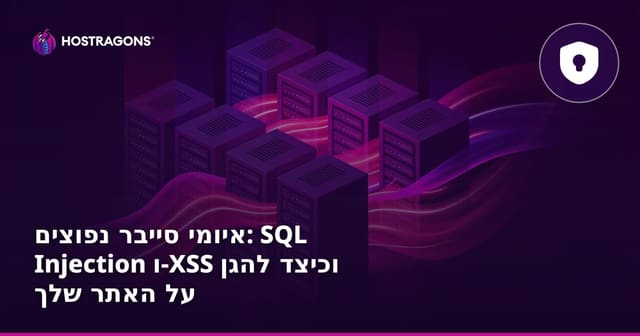 איומי סייבר נפוצים: SQL Injection ו-XSS וכיצד להגן על האתר שלך