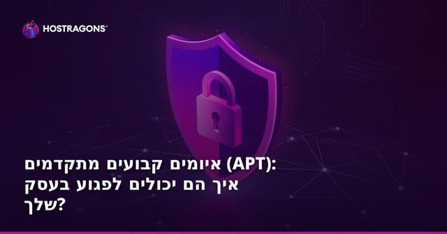 איומים קבועים מתקדמים (APT): איך הם יכולים לפגוע בעסק שלך?