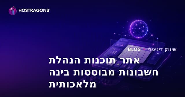 איך להקים אתר B2B פיננסי המתמקד בתוכנות הנהלת חשבונות נתמכות על ידי בינה מלאכותית?