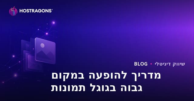 איך לשדרג את דירוג התמונות בגוגל: מדריך ל-SEO של תמונות