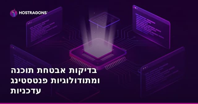 בדיקות אבטחת תוכנה ומתודולוגיות פנטסטינג עדכניות