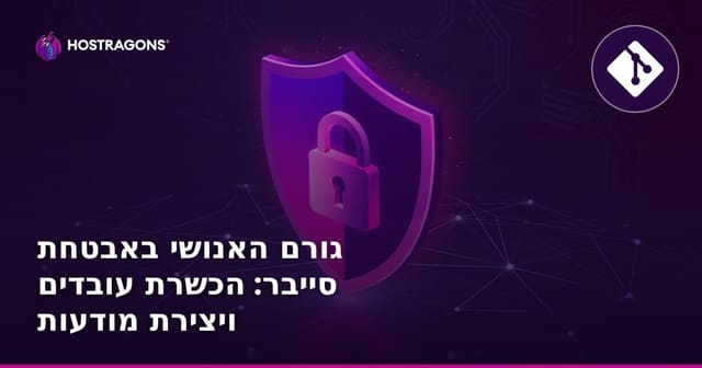גורם האנושי באבטחת סייבר: הכשרת עובדים ויצירת מודעות