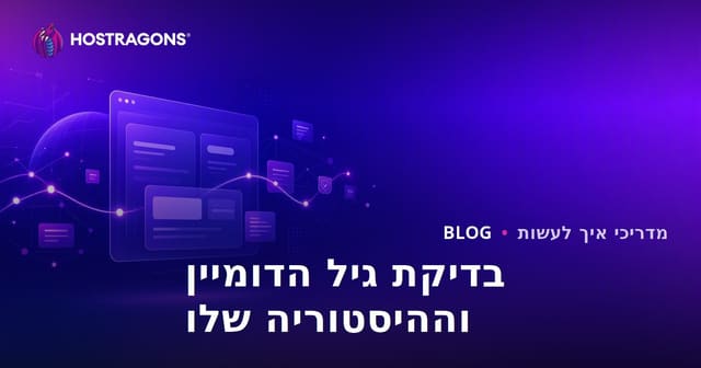 גילוי היסטוריית דומיין: כיצד למצוא דומיין נקי?