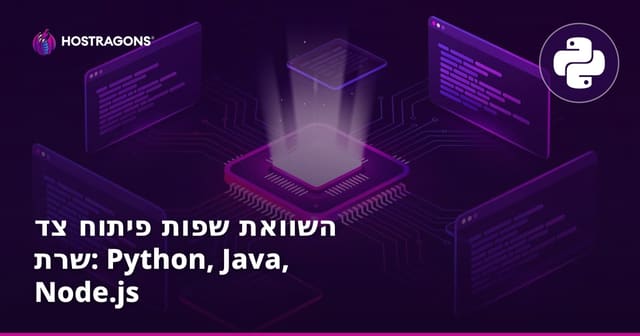 השוואת שפות פיתוח צד שרת: Python, Java, Node.js